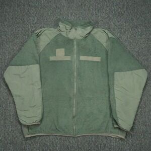 VINTAGE Peckham Jacket Mens Large Green Regular Polartec Cold Weather‎ Military